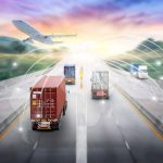 truck transport on highway